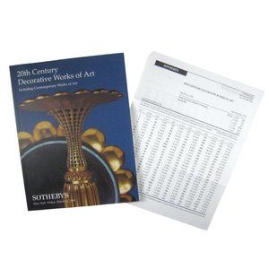 Sothebys Auction Catalog 1999 Decorative Art 20th Century Tiffany Lalique Galle